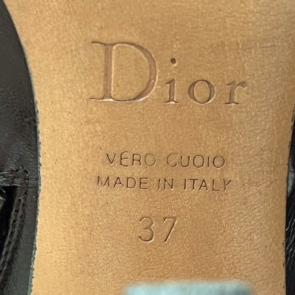 DIOR STUNNING Vintage Black Boots Amazing Condition WORN 1X and stored for 25yrs - Picture 5 of 13